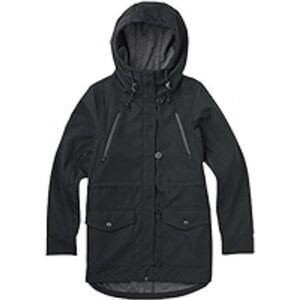 Burton Soteil hooded soft shell BlackJacket size medium